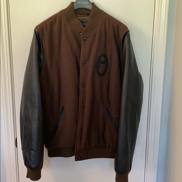 Men’s Obey letterman jacket - Picture 1 of 2